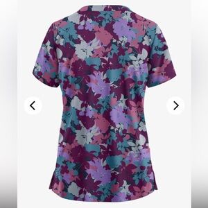 Floral Scrub Top